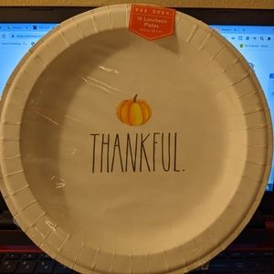 Rae Dunn Holiday Thankful Plates